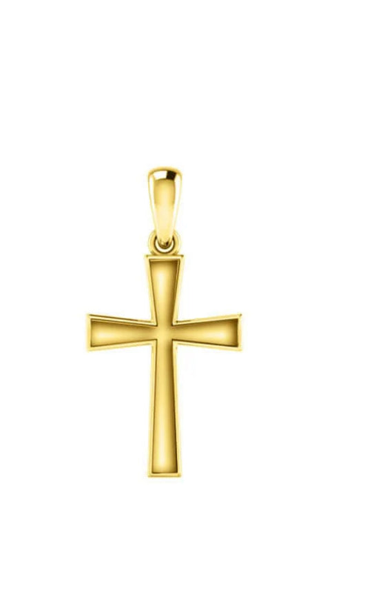 Small Cross 14 K Gold Necklace
