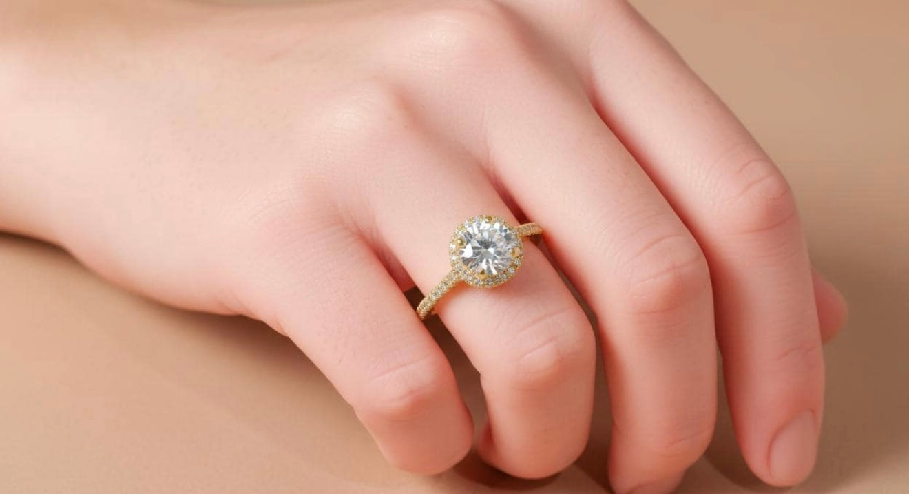 Round Halo Behind the Stone Ring