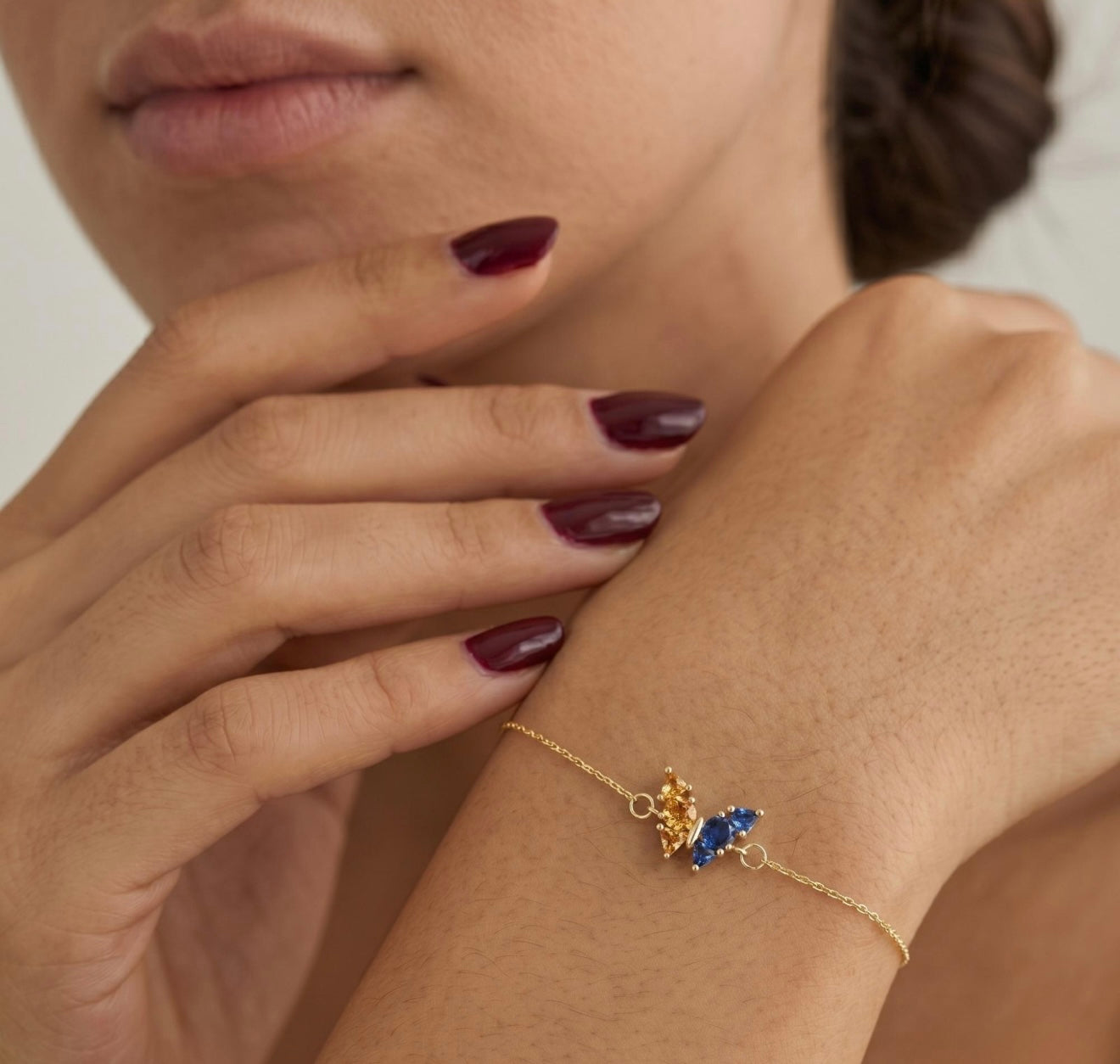 Toi Et Moi Butterfly Behind the Stone Bracelet