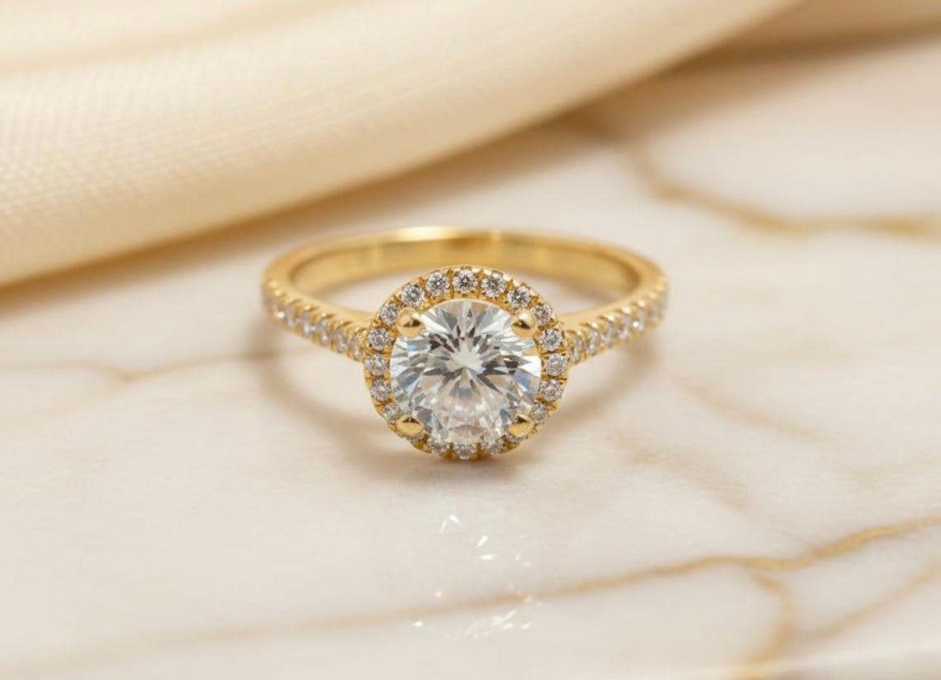 Round Halo Behind the Stone Ring