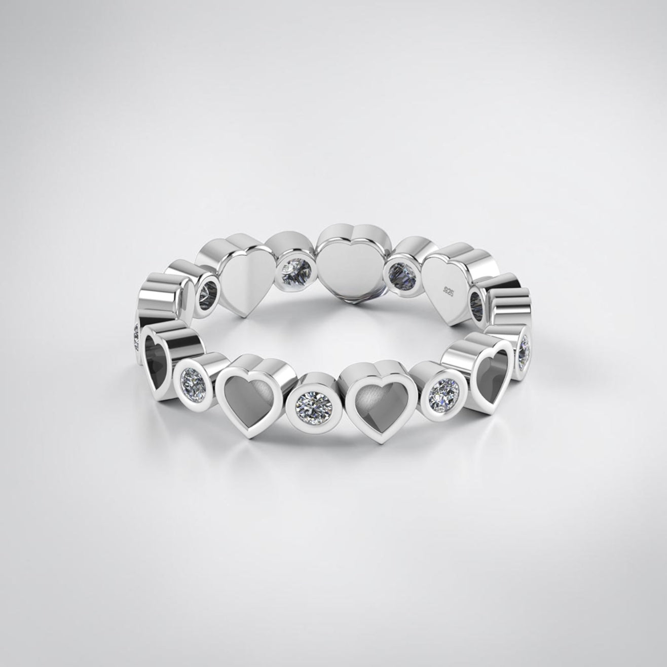 Bellarosa Sterling Silver Ring