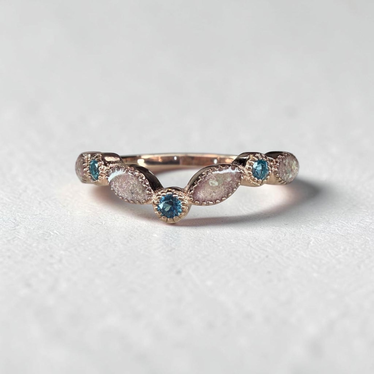 Bella Ring Birthstone Ring 1/2 Band