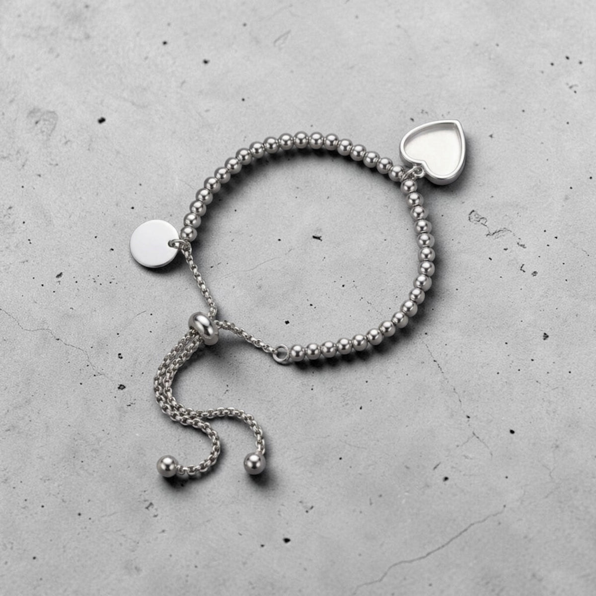 Stainless Steel Heart Bracelet