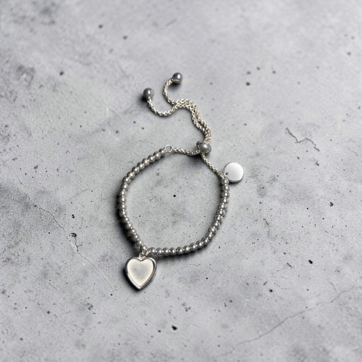 Stainless Steel Heart Bracelet