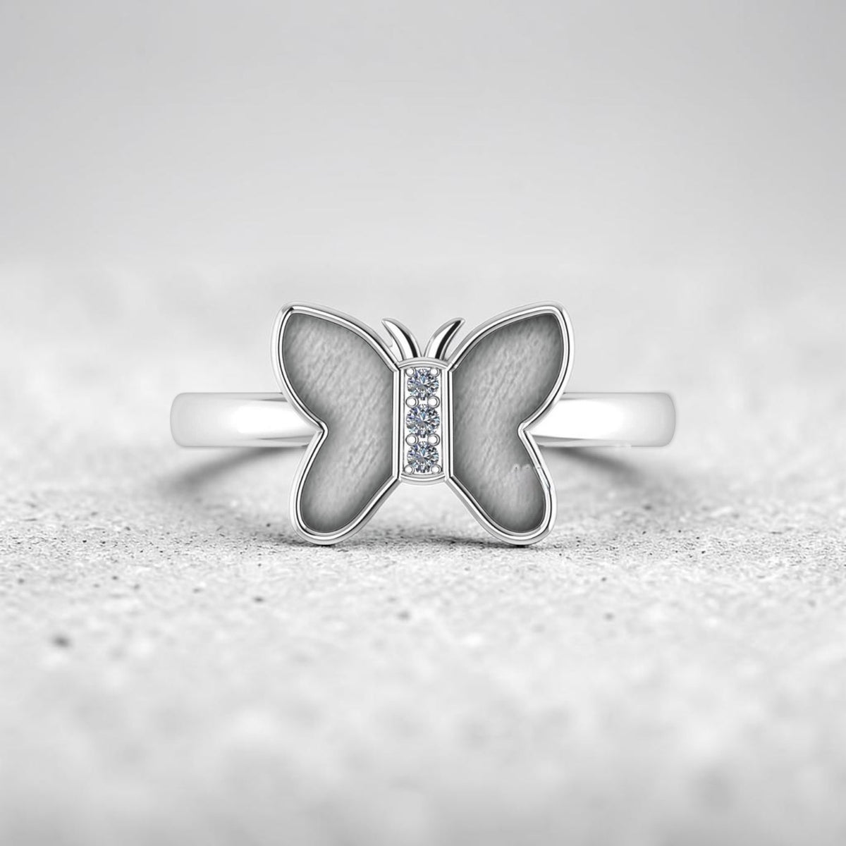 Butterfly 2 Sterling Silver Ring