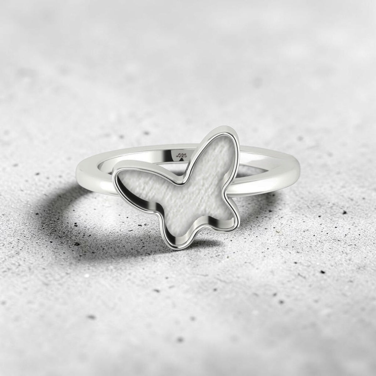 Butterfly 3 Sterling Silver Ring