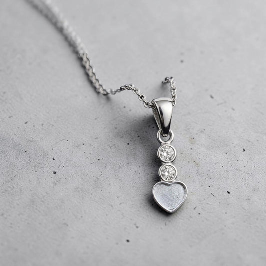 Gina Heart Necklace – pet memorial keepsake necklace