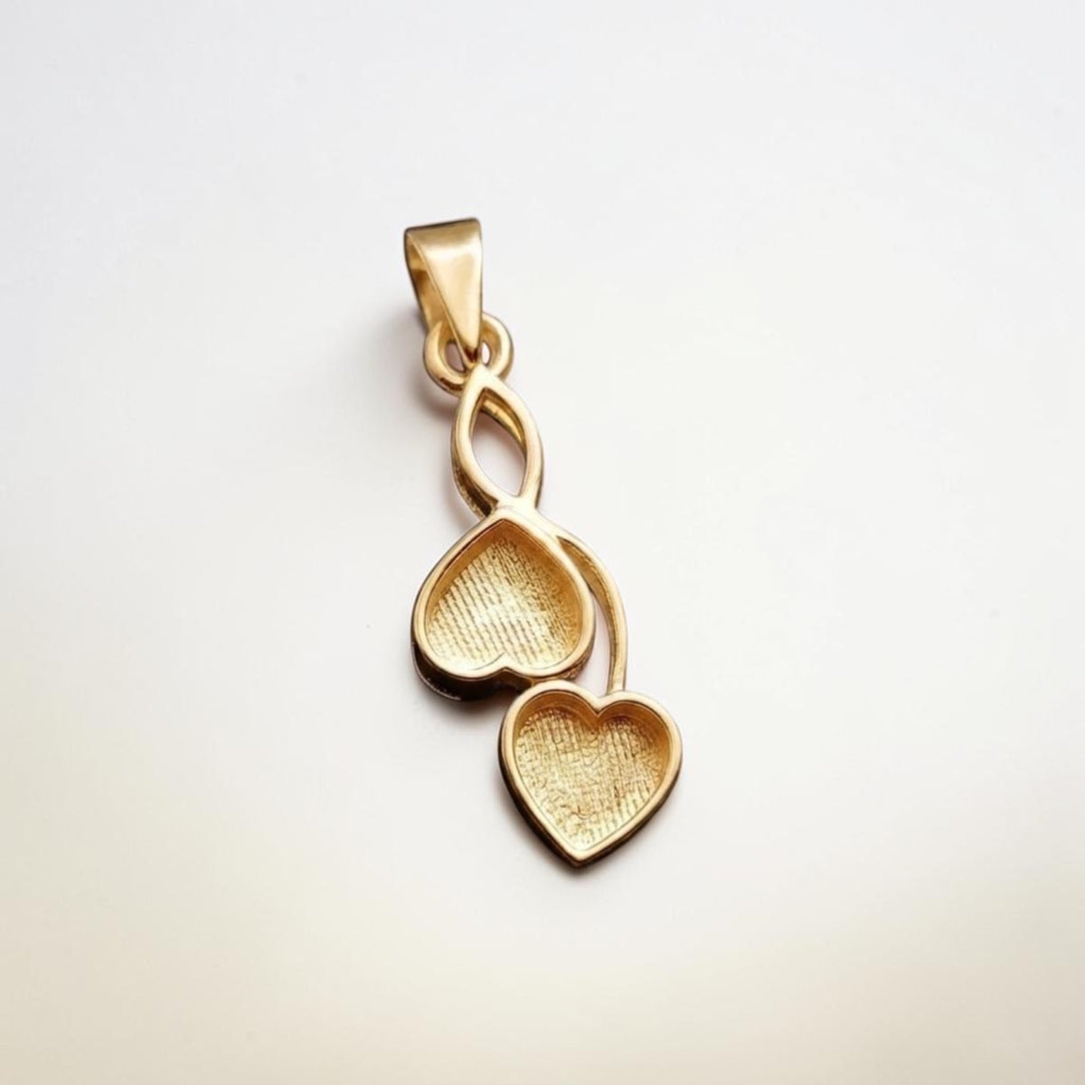 Ginny Double Heart Sterling Silver Necklace