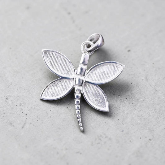 Dragonfly Sterling Silver Necklace – pet memorial keepsake necklace