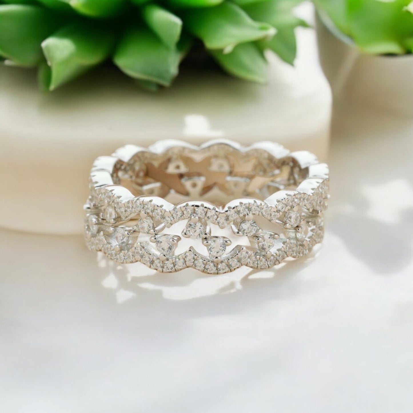 Accent Double Band Ring