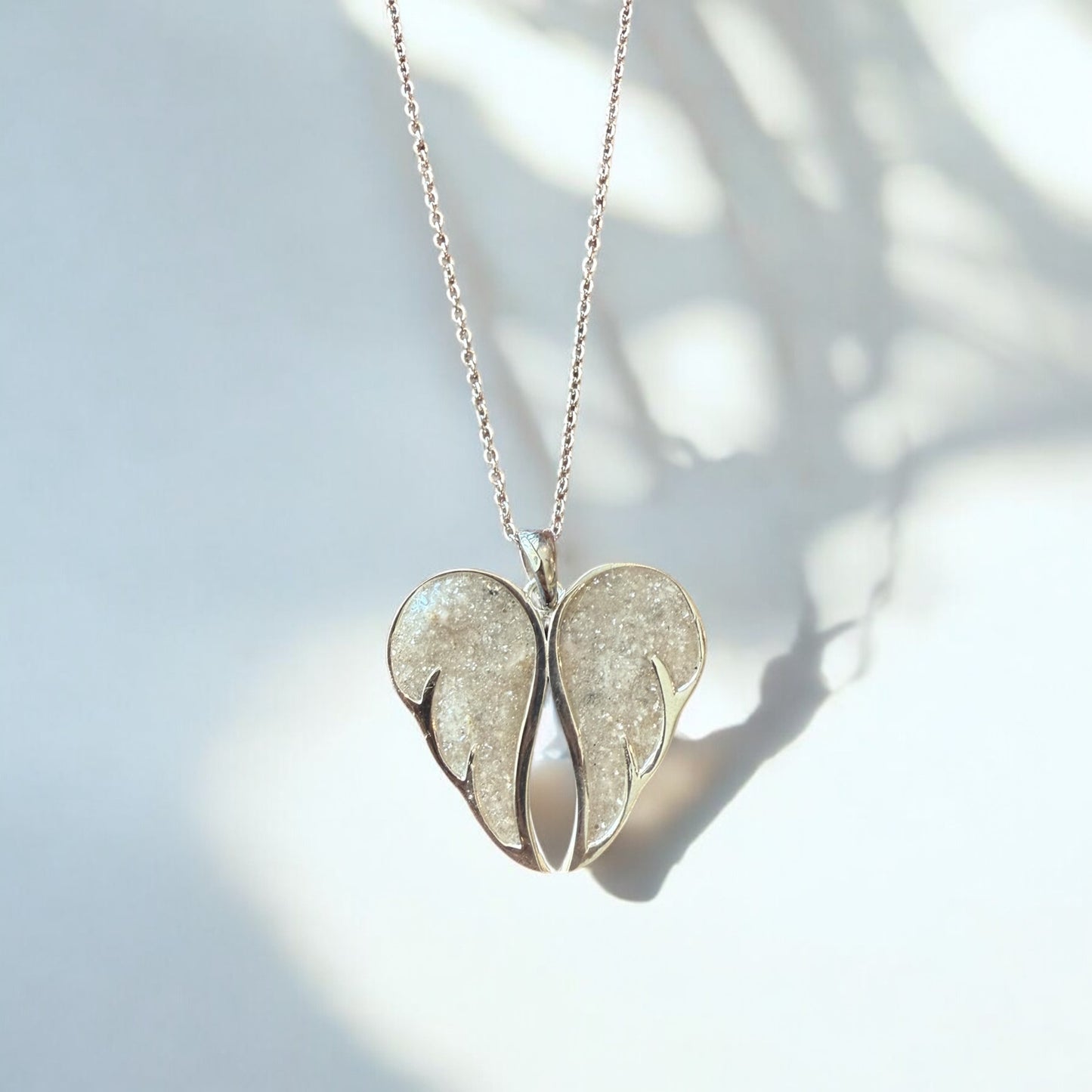 Angel Wings  Sterling Silver Necklace